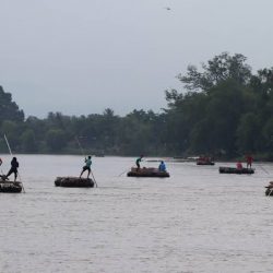 Refuerza Migración la vigilancia en Río Suchiate